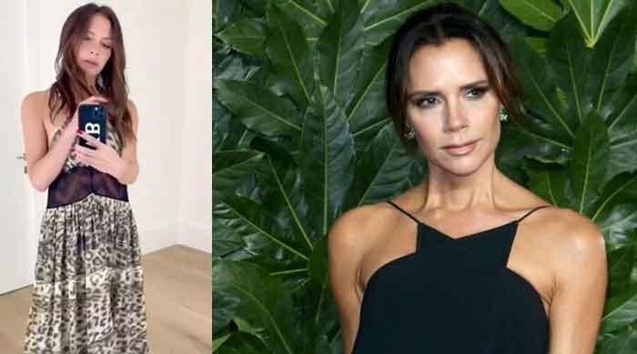 Victoria Beckham wows fans with her fashion sense as she dons a leopard ...