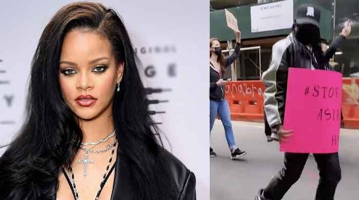 Rihanna Dances Around As She Graces Stop Asian Hate March In New York City