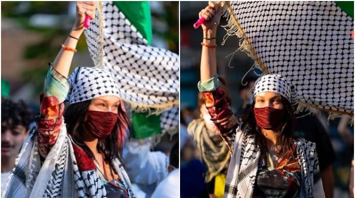 Bella Hadid marches for Palestine: 'From the river to the sea, Palestine  will be free