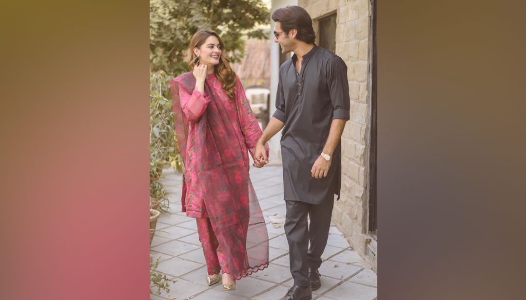 Minal Khan Ahsan Mohsin Ikram Elate Fans With Engagement Snaps