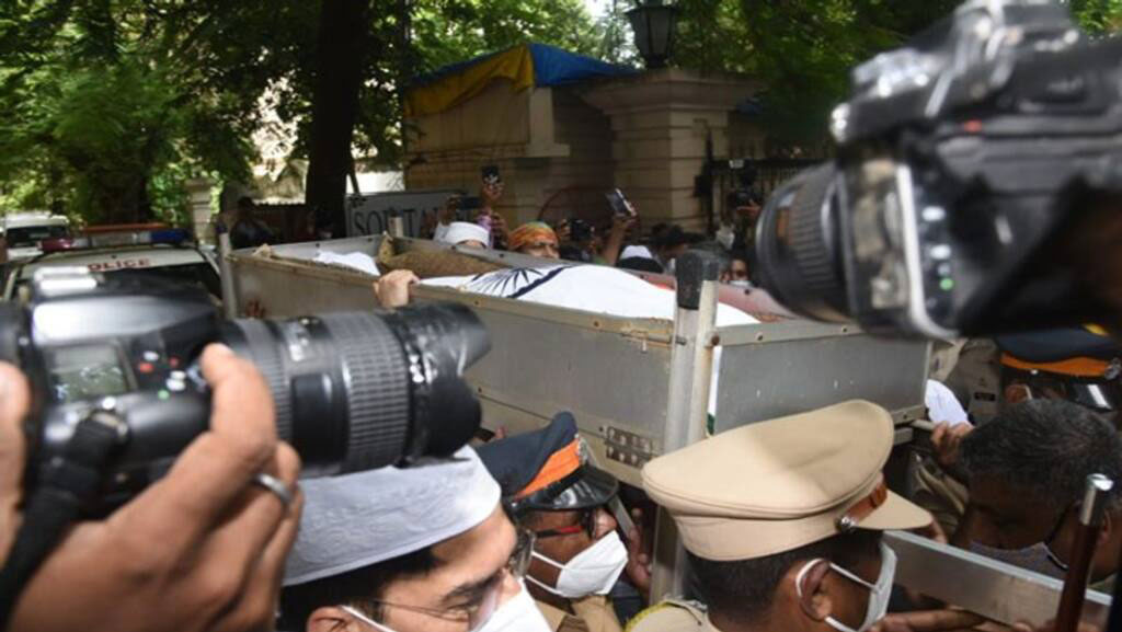 In photos: Dilip Kumar taken to Mumbai cemetery for final rest