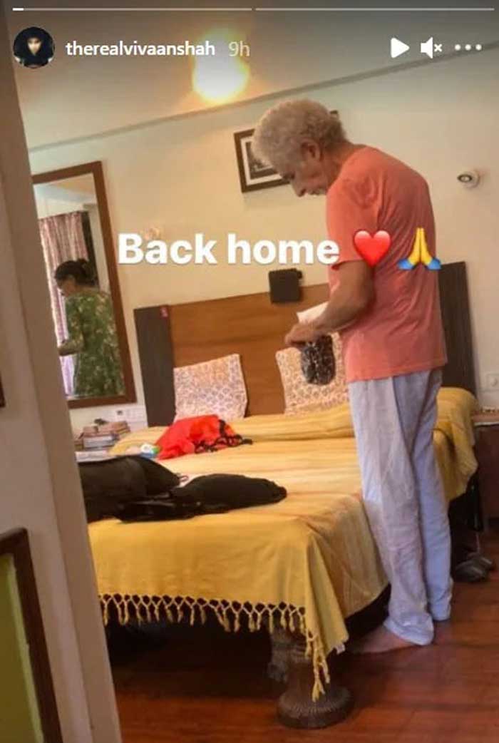 Naseeruddin Shah is back home from hospital, son Vivaan confirms