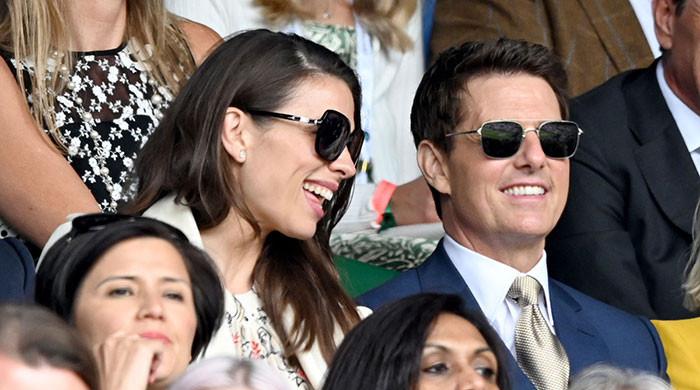 Tom Cruise seen with rumoured girlfriend Hayley Atwell at Wimbledon finals