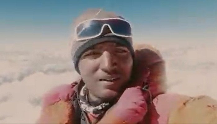 Sajid Ali Sadpara, the son of legendary mountain climber Mohammad Ali Sadpara. Photo: Screengrab