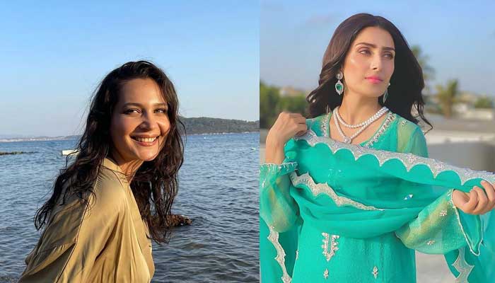 Ayeza Khan in awe of ‘Ertugrul’ star Gulsim Ali’s beauty