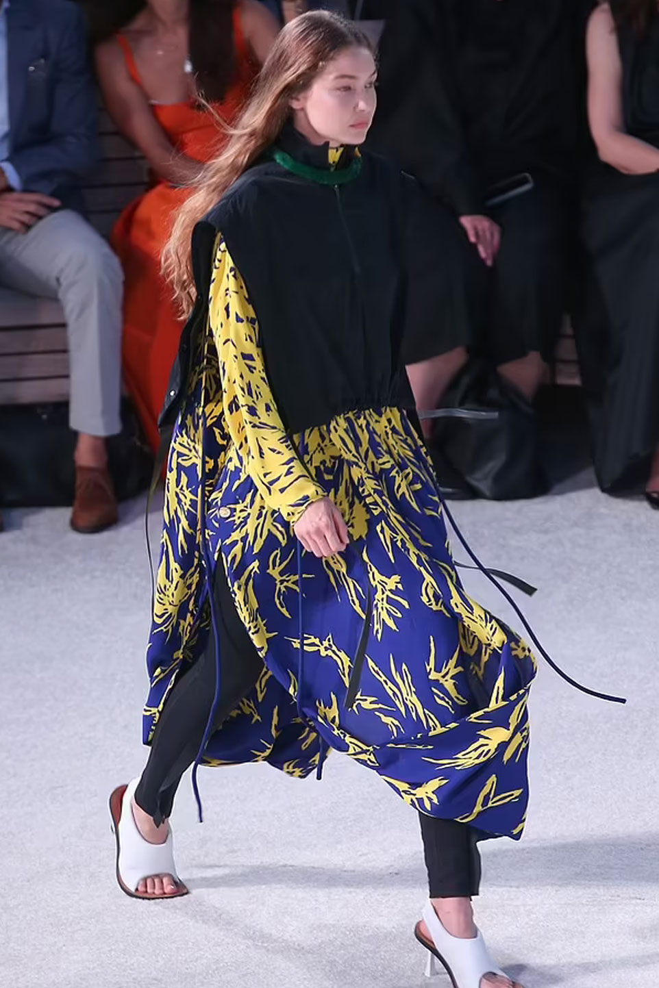 Gigi Hadid steals show with her walk in maxi dress at New York Fashion Week