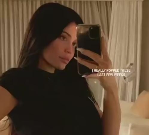 Kylie Jenner expresses surprise over her blooming baby bump