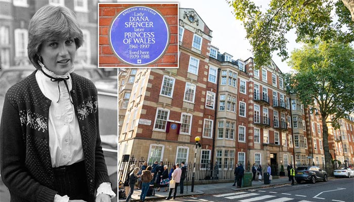 Blue plaque erected to pay tribute to Princess Diana