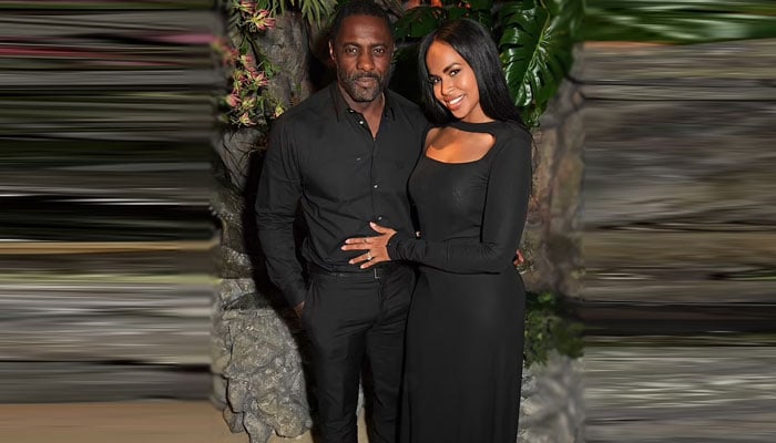 Idris Elbas wife Sabrina shows off her grace in black evening dress