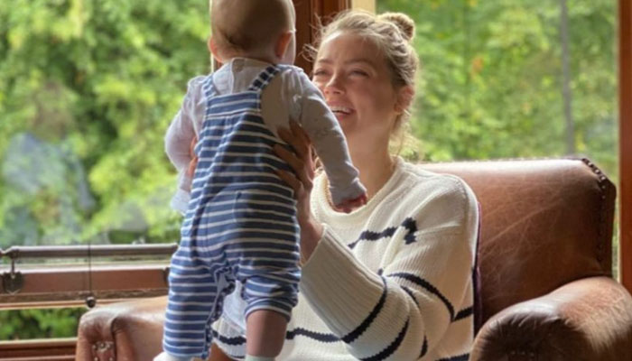 Amber Heard fawns over baby Oonagh Paige for gifting ‘best six months of my life’