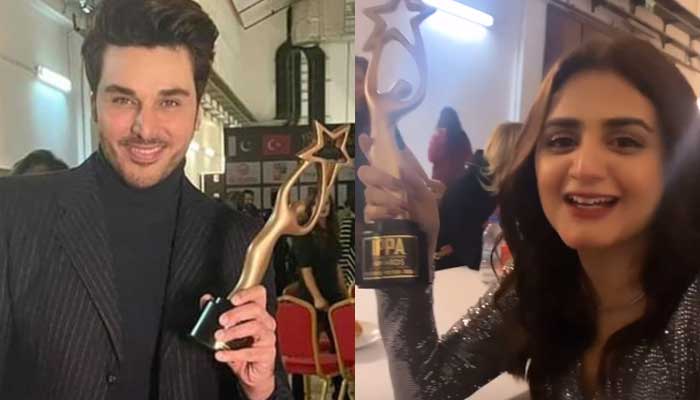 Hira Mani, Ahsan Khan honored at IPPA Awards in Turkey