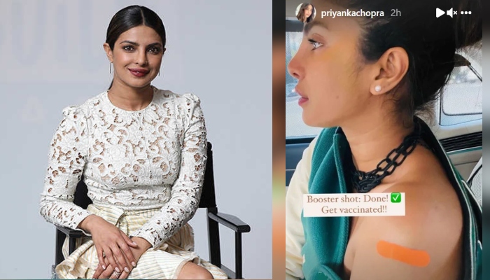 Priyanka Chopra gets her COVID-19 booster shot, urges fans to get vaccinated