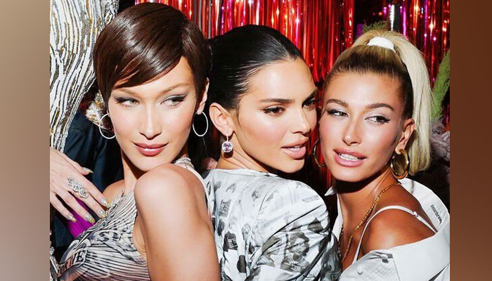 Kendall Jenner, Hailey Bieber and Bella Hadid hit dance floor at pals wedding