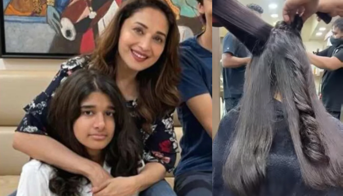 Madhuri Dixit’s son donates hair to cancer charity, see heartwarming video