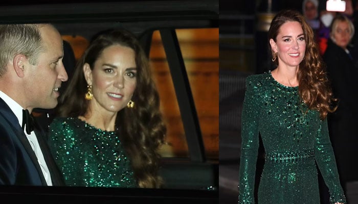 Kate Middleton repeats green outfit during Royal Variety Performance from 2019 Pakistan visit