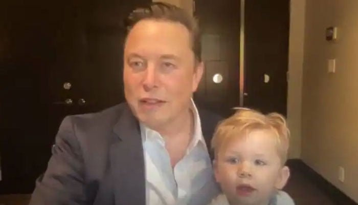 Elon Musks kid X AE A-Xii wins hearts during fathers video conference