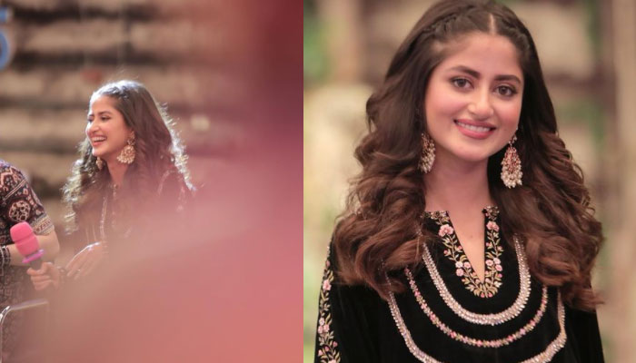 Sajal Aly flaunts her glamorous locks for Khel Khel Mein promotions