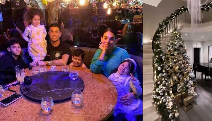 Cristiano Ronaldos girlfriend Georgina Rodriguez decorates home for Christmas