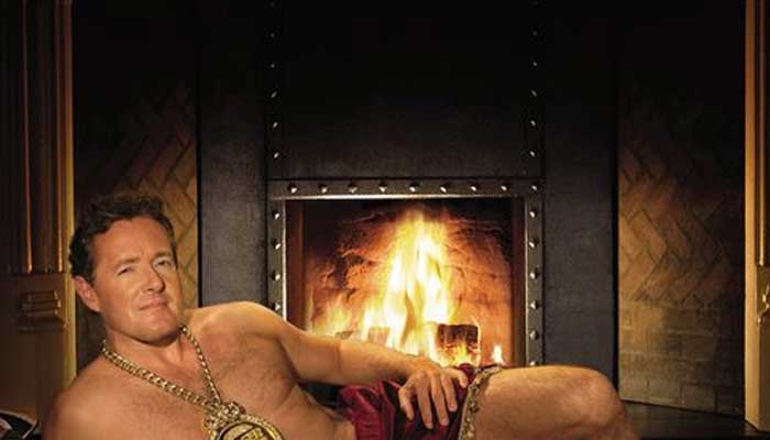 Piers Morgan admits his controversial fireplace picture was Photoshopped