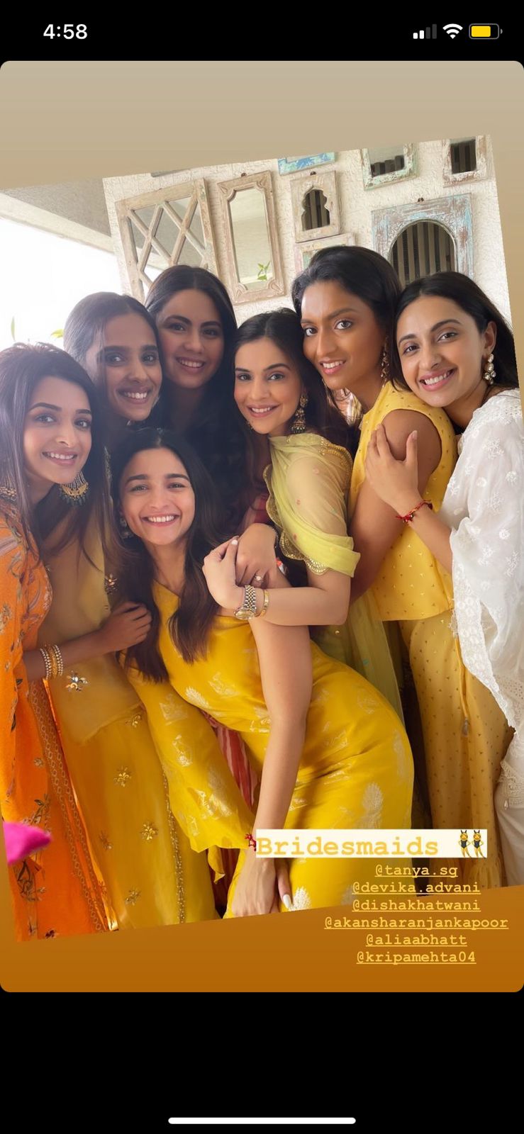 Alia Bhatt sets major bridesmaid goals at BFF’s Haldi event