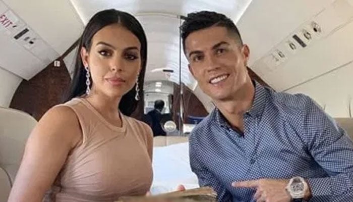 Spanish model Georgina Rodriguez shares new pics from beau Cristiano Ronaldos private jet
