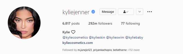 Kylie Jenner sees a popularity boost