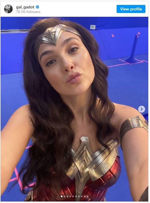 First Look Photo Of Gal Gadot In Wonder Woman 1984