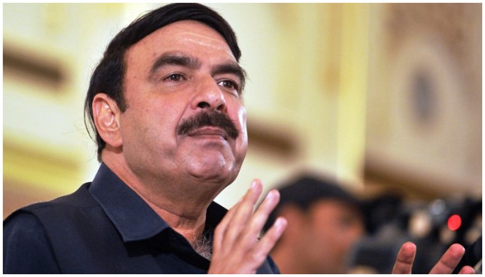 Interior Minister Sheikh Rasheed — AFP