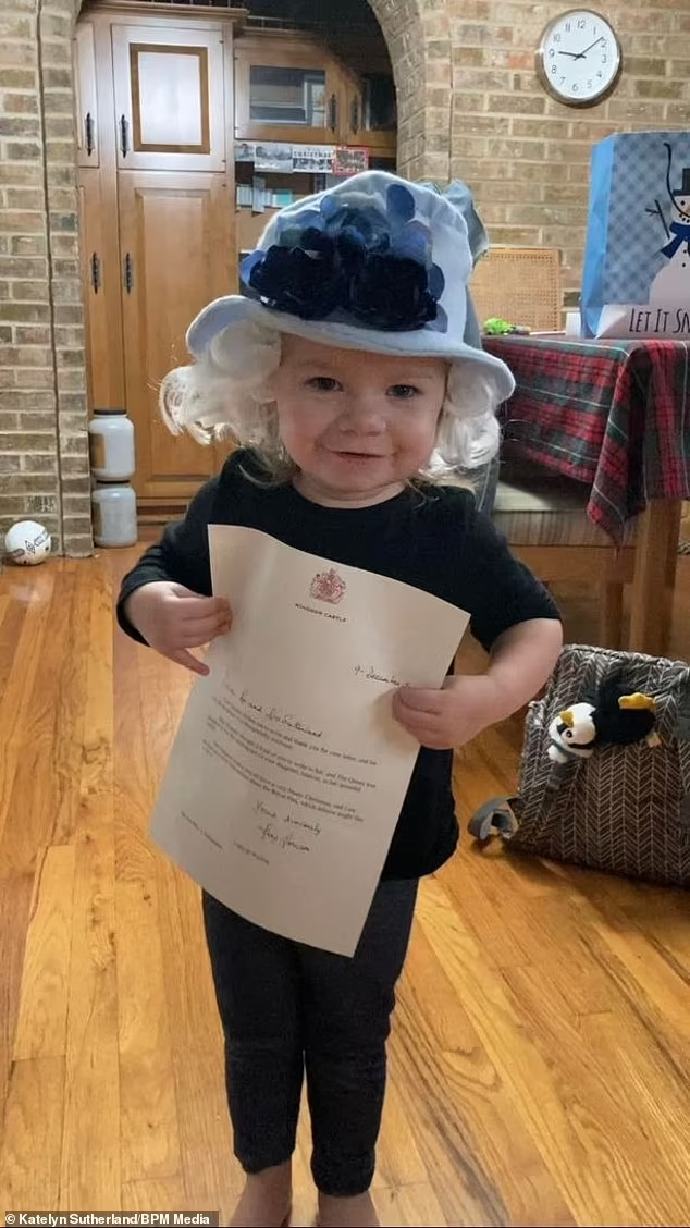 Toddler gets personal letter from the Queen for THIS adorable reason