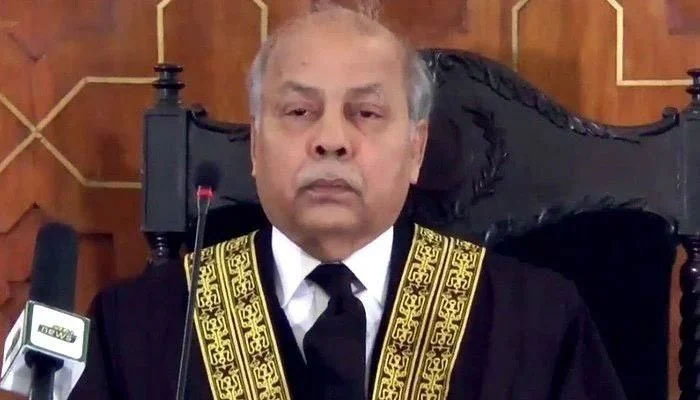 Chief Justice of Pakistan Justice Gulzar Ahmed. Photo: file