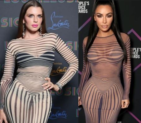 Kanye Wests new girlfriend takes fashion inspiration from Kim Kardashian?