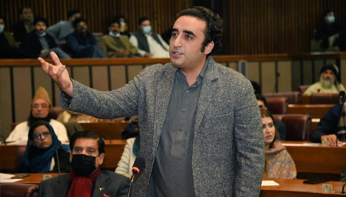 ‘پی ٹی آئی ہمیشہ الزام تراشی کا سہارا لیتی ہے’، بلاول این اے میں کہتے ہیں۔