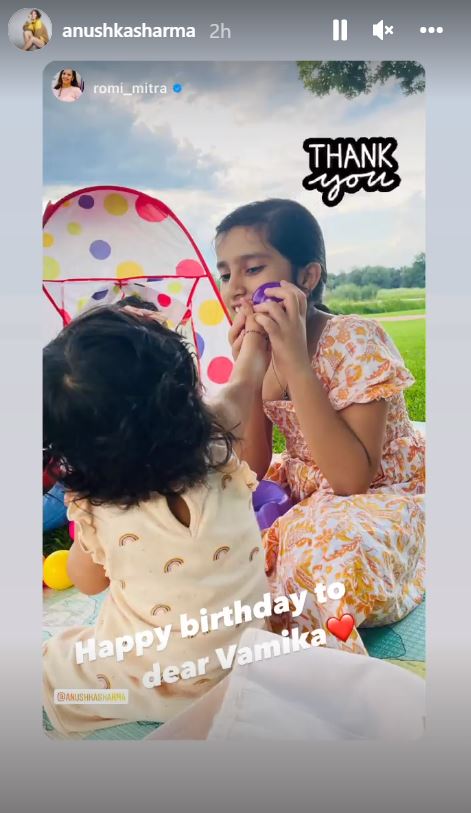 Anushka Sharma marks daughter Vamika’s birthday with unseen photo