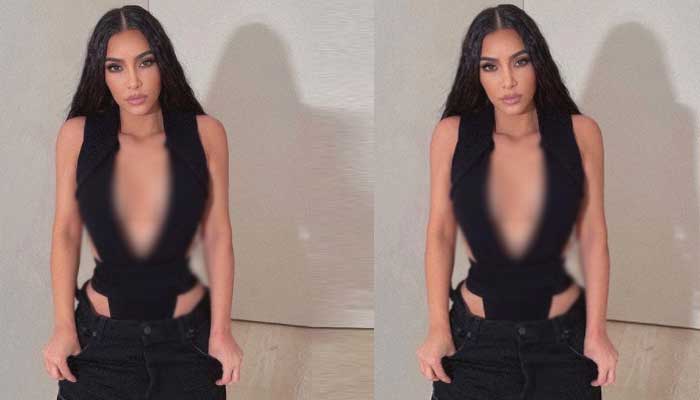 Kim Kardashian leaves fans divided as she rocks sizzling cut-out top