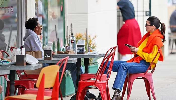 Kendall Jenner puts on a stylish display as she enjoys lunch date with Travis Bennett