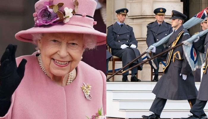 Change of guard ceremony at Buckingham Palace as Queen becomes first British monarch to reign for 70 years