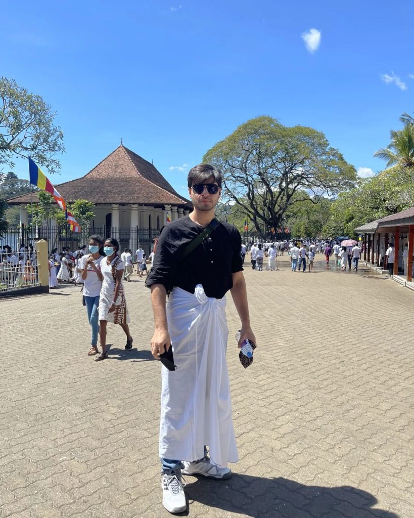 Hiba Bukhari, Arez Ahmed opt for unusual honeymoon outfits in Srilanka