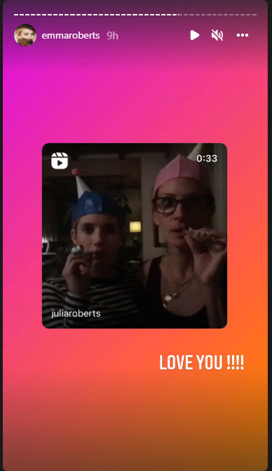 Julia Roberts wishes niece Emma Roberts on her birthday, Oh how I love you