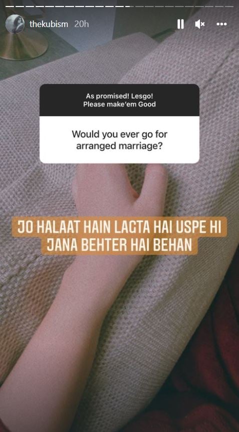 Kubra Khan’s response to getting in an ‘arranged marriage’ will leave you in splits