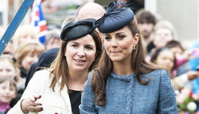 Kate Middleton is overjoyed after her former private secretary, Rebecca Priestley, gave birth on Valentines