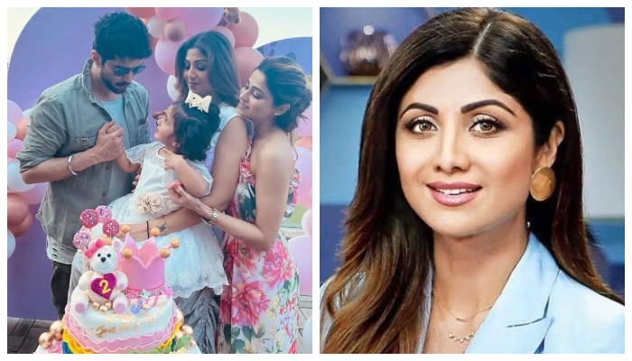 Shilpa Shetty holds birthday party for her daughter Samisha