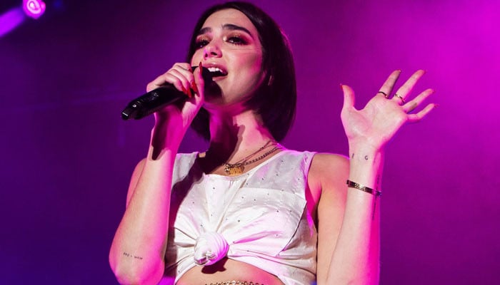 Watch: Dua Lipa dances off microphone mishap at Washington concert