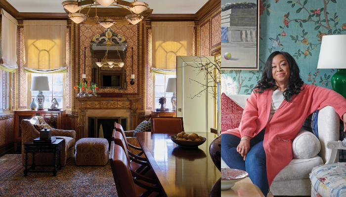 Shonda Rhimes, the creator of Netflix hit Bridgerton, has decorated her home to resemble Regency-era homes