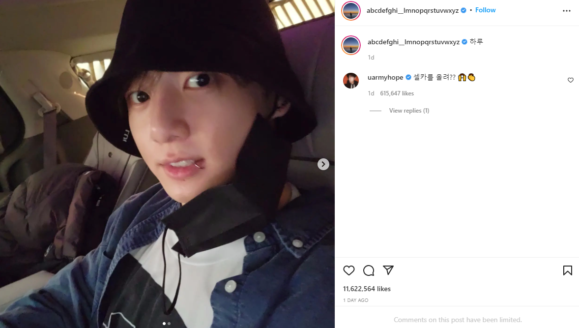 BTS’ Jungkook takes internet by storm with latest lip-piercing selfies