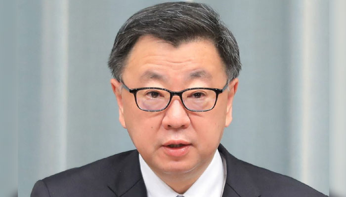 Japans Chief Cabinet Secretary Hirokazu Matsuno. Photo: AFP/ file