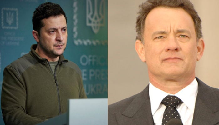 Volodymyr Zelensky compared to fearless Tom Hanks amid Ukraine war