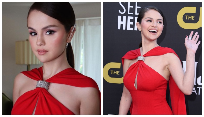 Critics Choice Awards 2022: Selena Gomez Picks a Stunning Red Louis Vuitton  Gown for Her Appearance