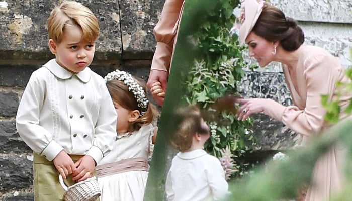 Kate Middleton scolds Prince George in shocking throwback from royal wedding