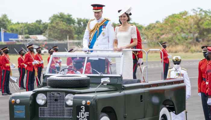 Kate and William use Land Rover the Queen and her husband used in Jamaica