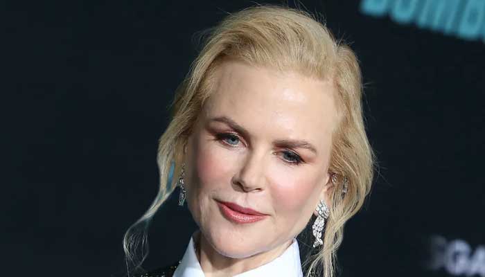 Nicole Kidman sizzles in silver crop top and black jacket as she attends pre-Oscars party in Los Angeles